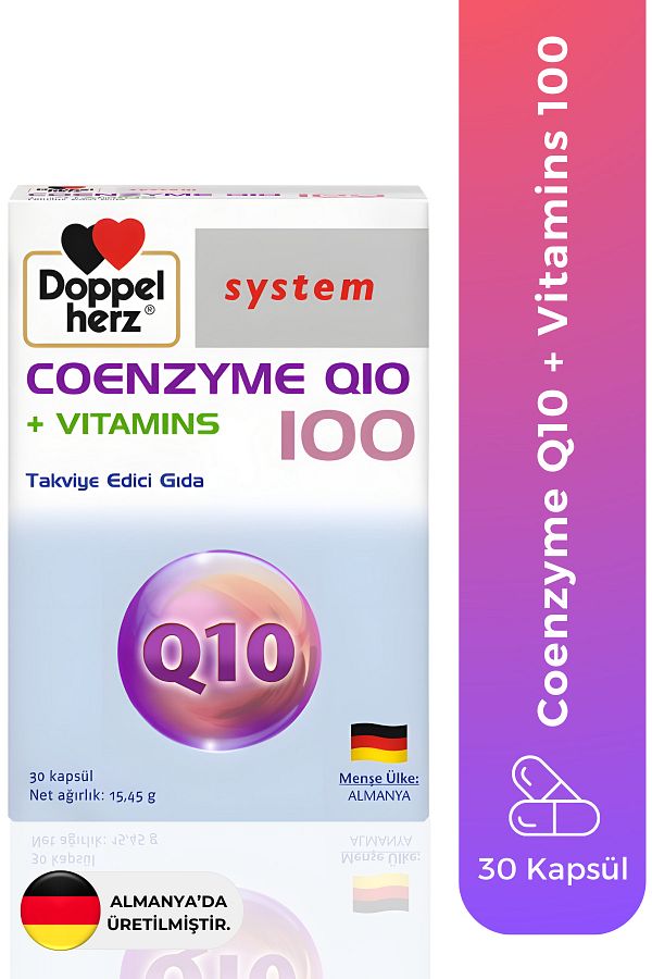 Doppelherz-Coenzyme Q10 + Vitamin 100 Mg 30 Capsules 1