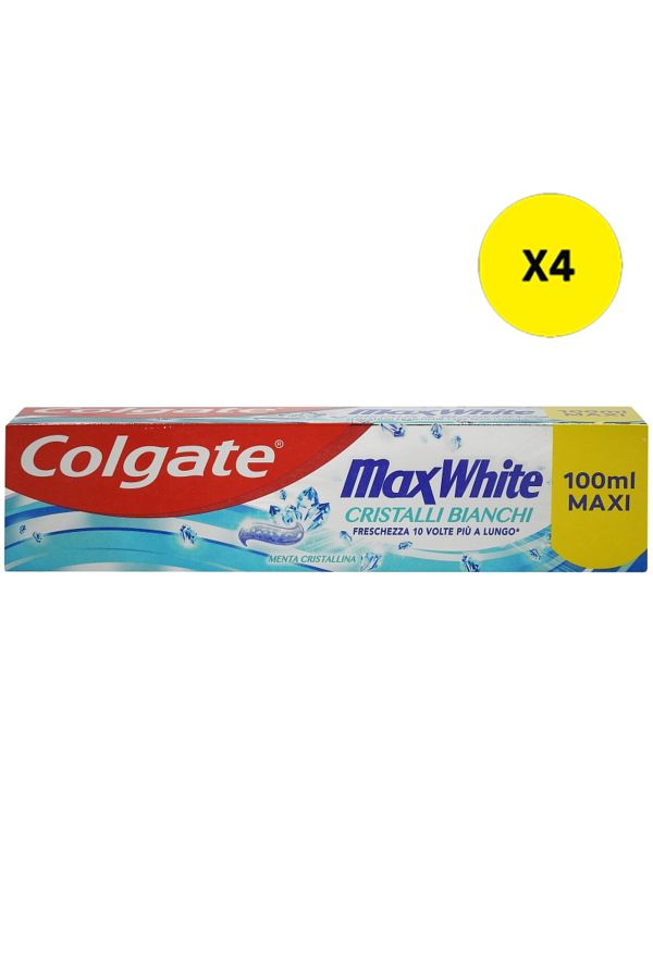 Colgate-X4 - COLGATE PASTA DINTI 100ML MAX WHITE CRYSTAL MINT 1