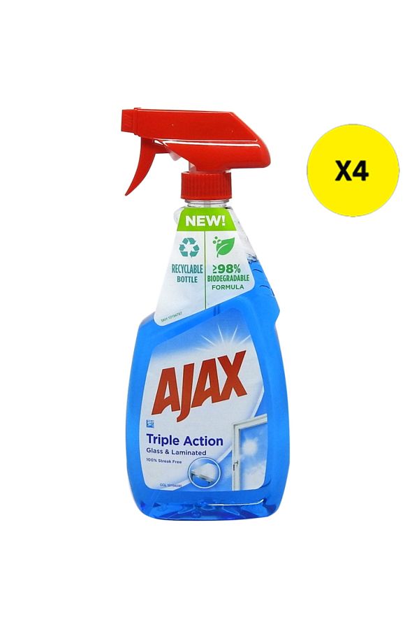 Ajax-X4 - AJAX GLASS SOLUTION 500ML MULTI ACTION 1