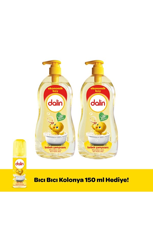 Dalin Şampuan 900ml x2 + Bıcı Bıcı 150 ML