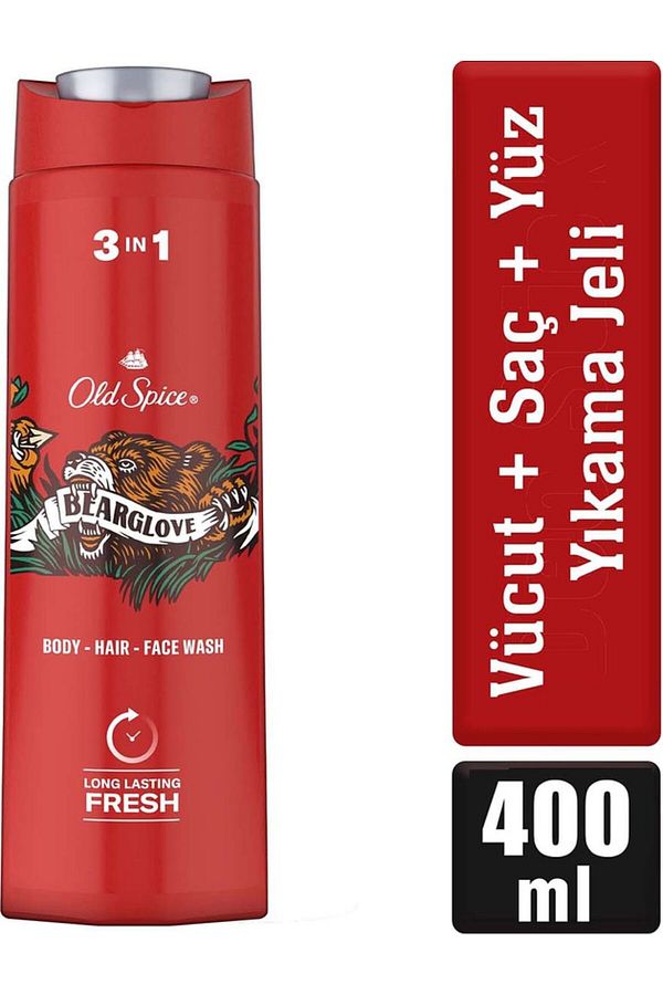 Old Spice-Bearglove 3in1 - 400 Ml Shampoo 1