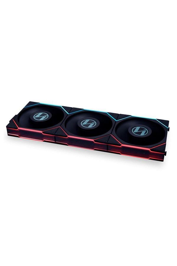 Lian Li-Set of 3 Lian LI UNI FAN TL LCD fans, ARGB lighting, 120 mm, PWM + Controller (Black) 1