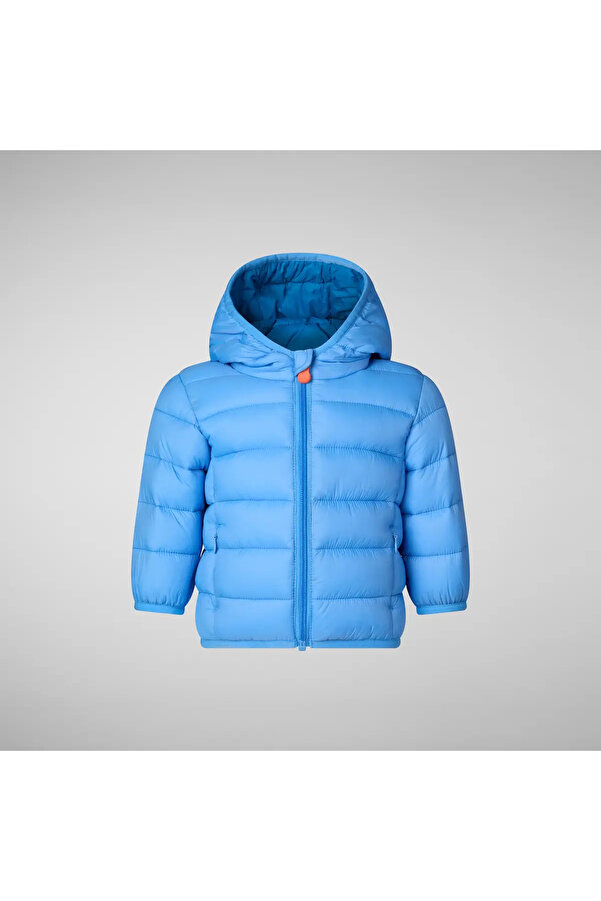 SAVE THE DUCK Unisex Çocuk Şişme Mont Mavi - Wally