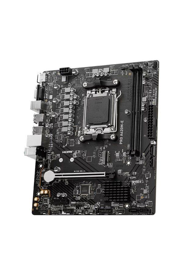 MSI-Placa de baza MSI PRO A620M-E, AM5, mATX, DDR5, AMD A620 1