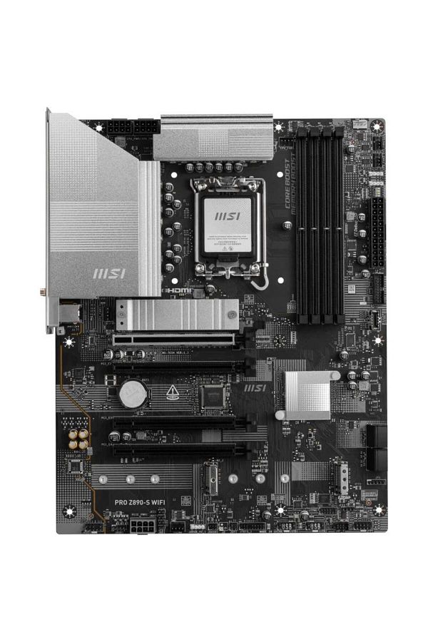 MSI-Placa de baza MSI PRO Z890-S WIFI, DDR5, ATX, LGA 1851, Intel Z890 1