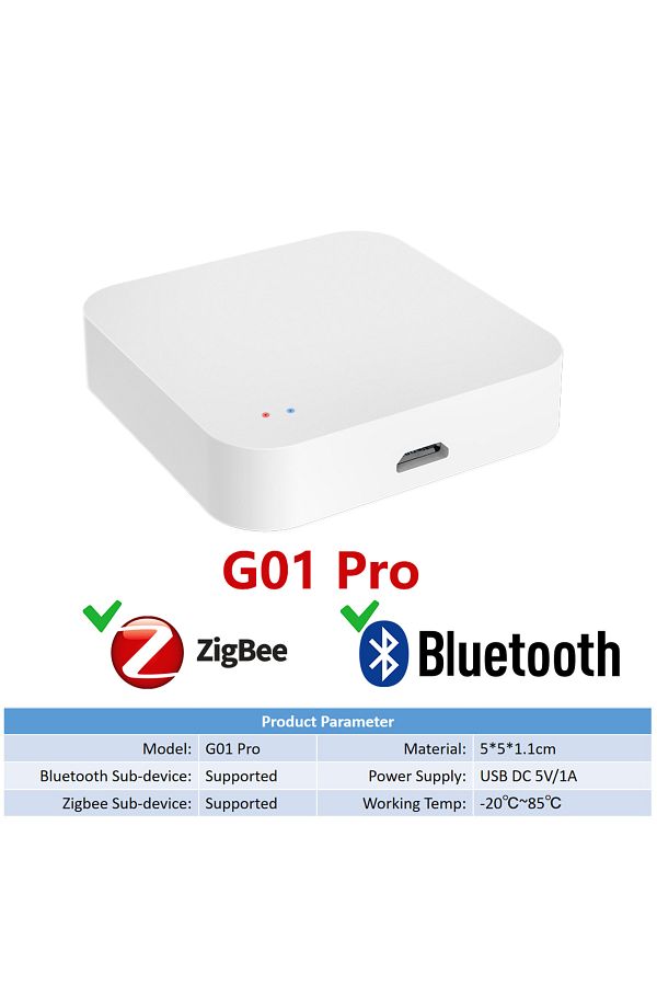 Choice-بوابة G01 Pro Tuya Zigbee اللاسلكية لأتمتة المنزل الذكي لأجهزة Zigbee عبر Smart Life 1