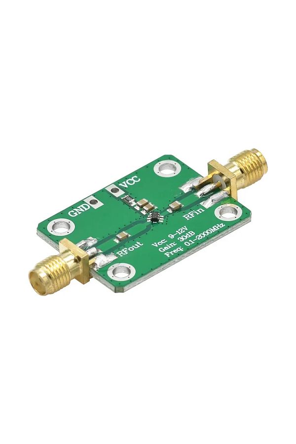 Choice-New Arrival 0.1-2000MHz RF wideband amplifier gain 30dB low-noise amplifier LNA 1