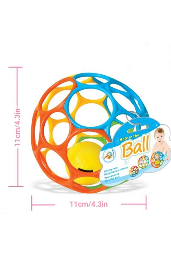Choice-L - 3105 Baby Rattles Soft Ball Toy Newborn Teethers Grasping Exercise Game Hand Bell Develope Intel 1