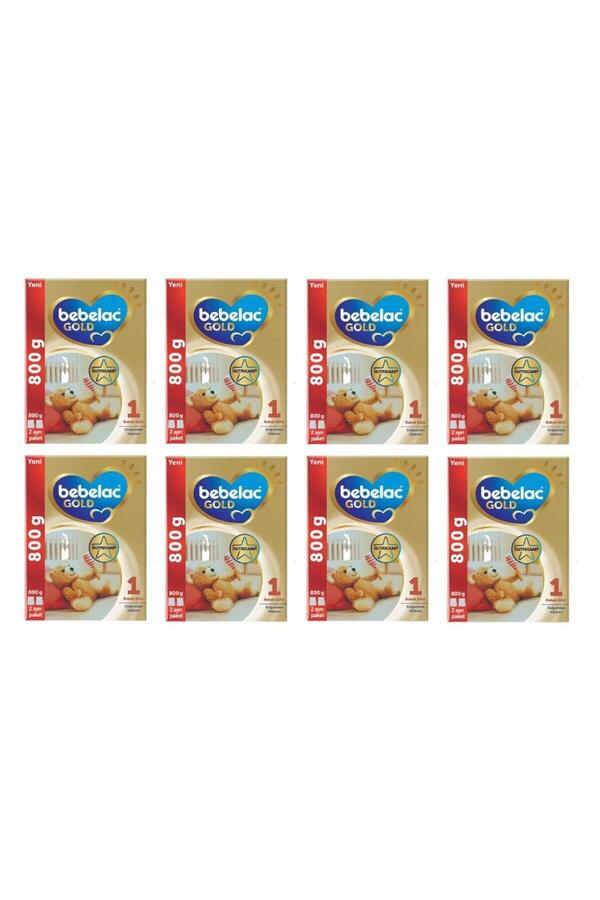 Bebelac Gold 1 Numara Bebek Sütü Doğumdan Itibaren 800gr X 8 Adet