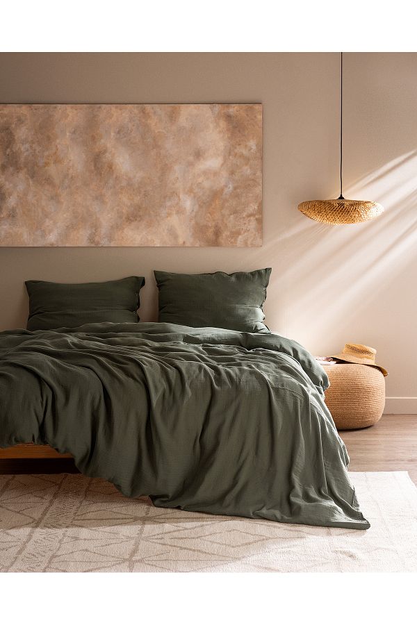 Madame Coco-Marla King Size Msbl King Size 100% Cotton Elastic Duvet Cover Set 1
