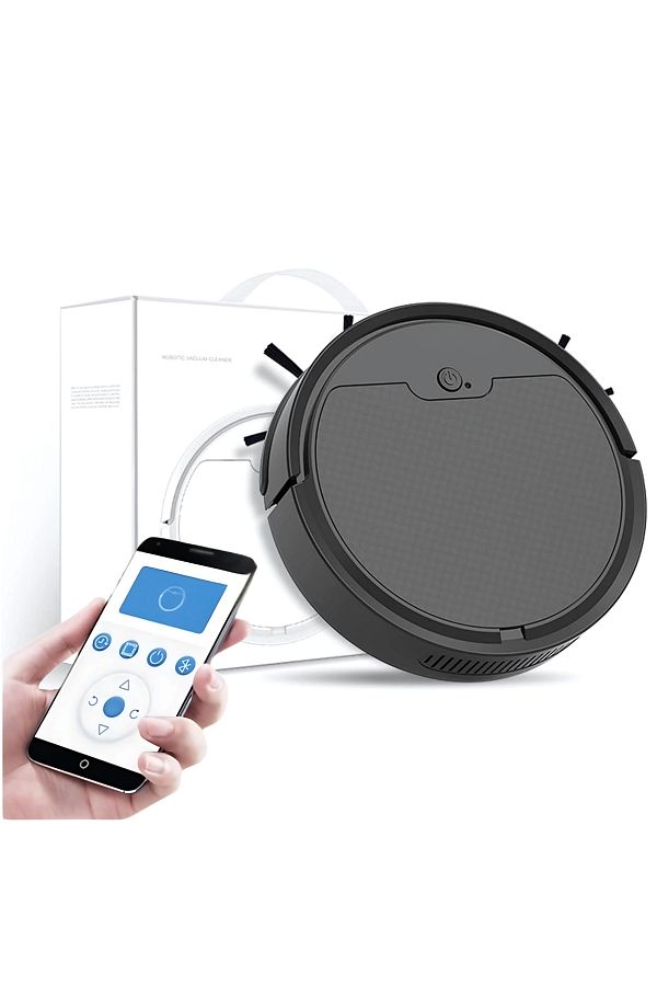 BLEKSY-OB8s smart vacuum robot, 70 min autonomy, app control, silent, obstacle detection, black 1