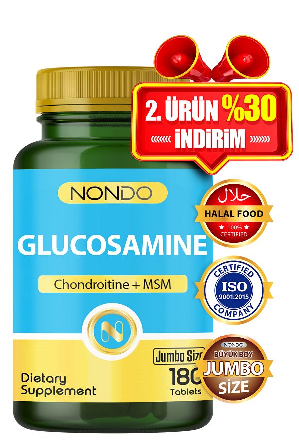 Nondo-Glucosamine 180 Tablet (Jumbo Size 3 Months Use) 1