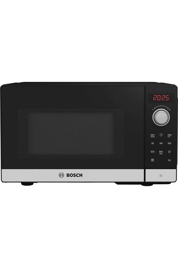 Bosch-Cuptor cu microunde Bosch FFL023MS2, 800 W, 20 l, Otel inoxidabil (Negru/Gri) 1