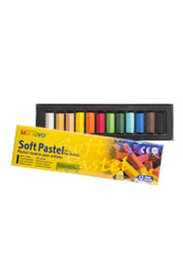 Mungyo-Set of 12 Half Size Powder Pastels (SOFT PASTEL) 1
