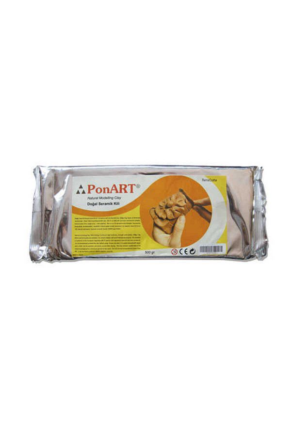 Ponart-Ceramic Clay 500gr Terracotta 1
