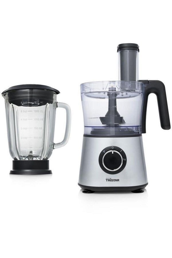 Tristar-Tristar MX- 4823 Food Processor, 600 W, 1.5 l Bowl, 1.5 l Blender, 2 Discs, Pulse Function 1
