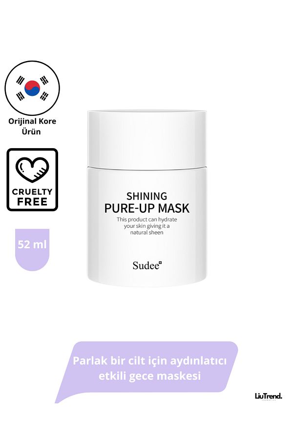 Sudee-Shining Pure-Up Mask 52 ml Night Mask with Illuminating Effect for Shining Skin 1