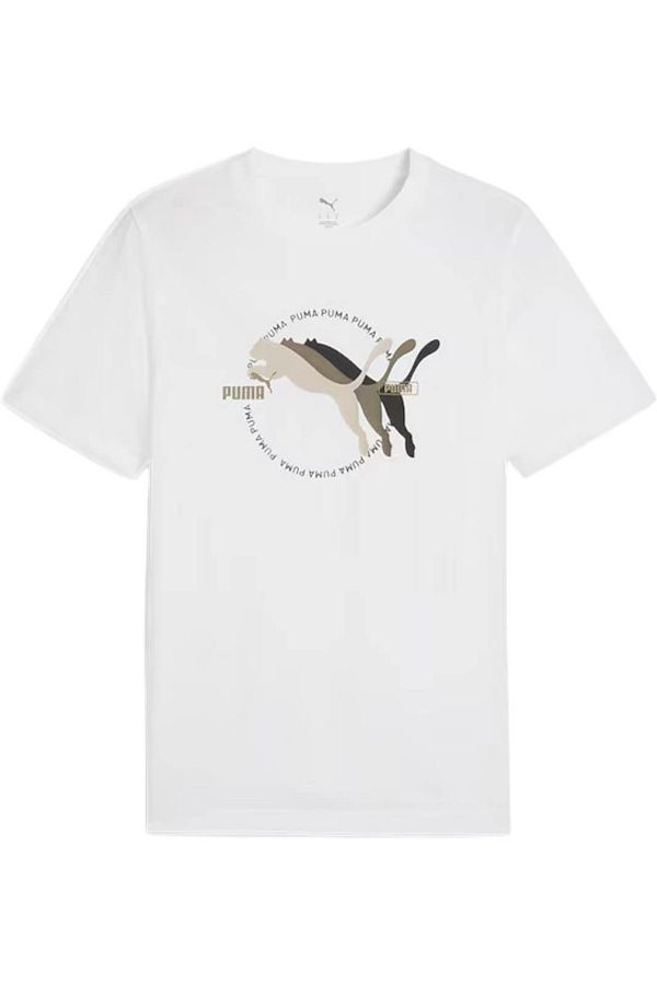 Puma-Tricou PUMA Graphics Multiple Cat Logo - 684826-02 1