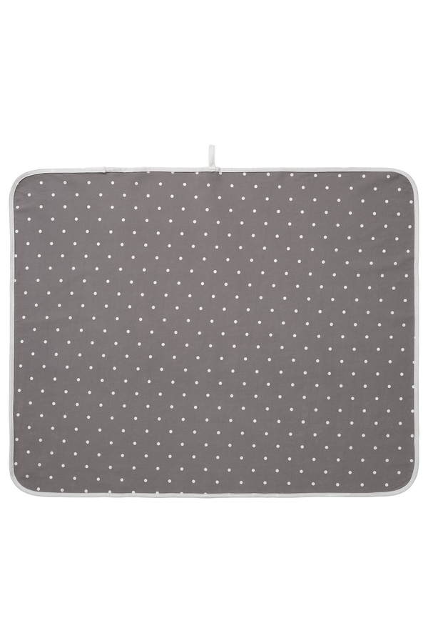IKEA-LEN Babycare mat, dotted/grey, 90 x 70 cm 1