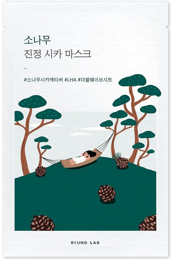 Round Lab-ROUND LAB Pine Calming Cica Sheet Mask (10ea) 1