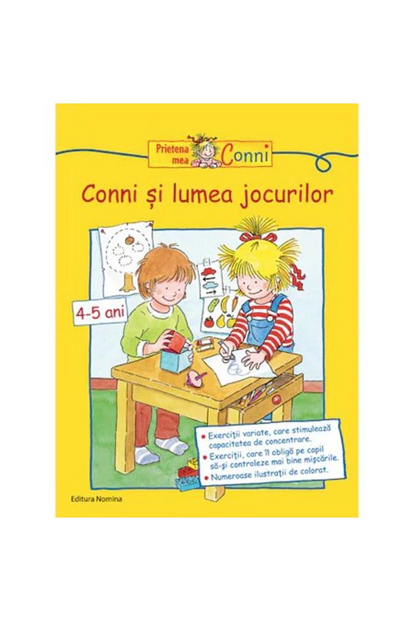 Editura Nomina-Conni and the world of games 4-5 years - Roland Schenn 1
