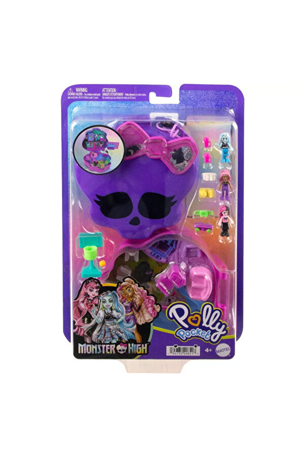 Polly Pocket Monster High Temalı Kompakt Oyun Seti HVV58