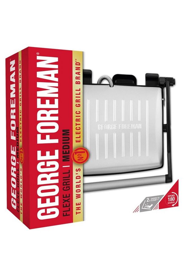 George Foreman-George Foreman Flexe Electric Grill-Flat, Open Griddle, Panini Press And Sandwich Maker 1
