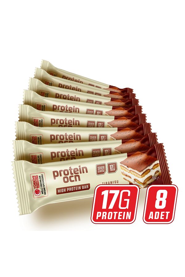 Proteinocean-Protein Bar with Tiramisu Flavor - 50g X 8 Pieces 1