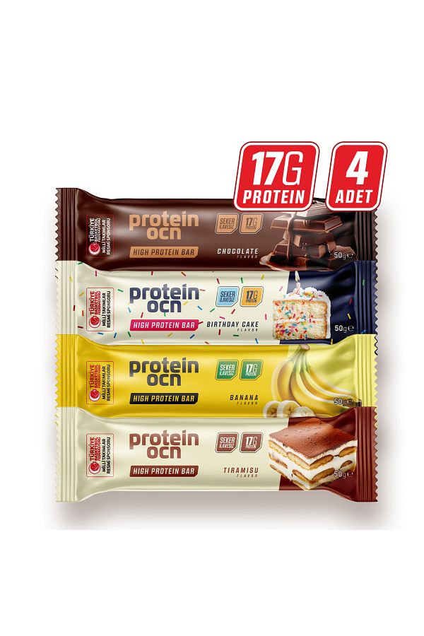 Proteinocean-Protein Bar - Mixed Box - 50g X 4 Pieces 1