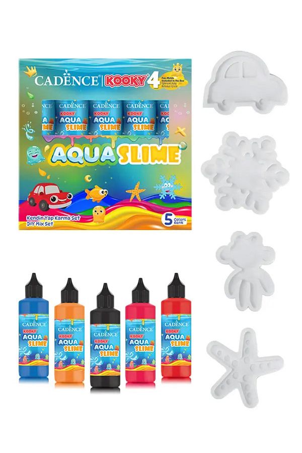 Cadence-Aqua Slime - DIY Toy Set - Mixed Set 5X90Ml 1