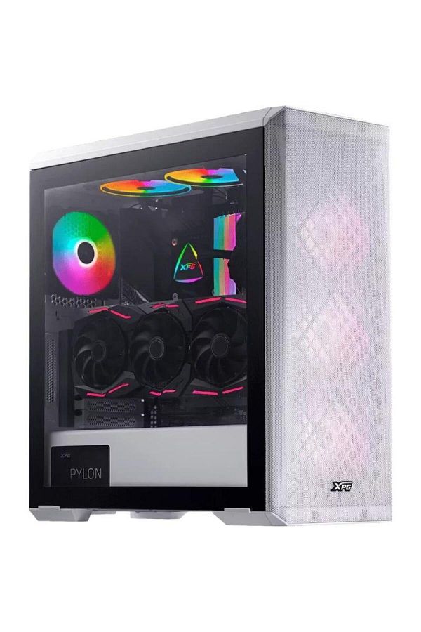 XPG-Carcasa XPG Defender, Full Tower, tempered glass (Alb) 1