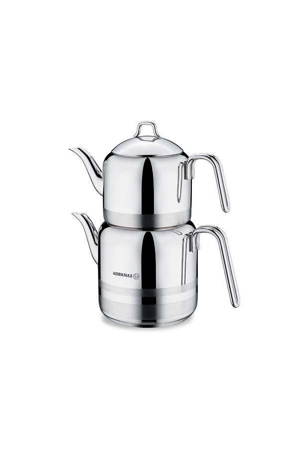 KORKMAZ-A112 Astra2 Induction Teapot Set 1.1 Lt / 2.0 Lt 1