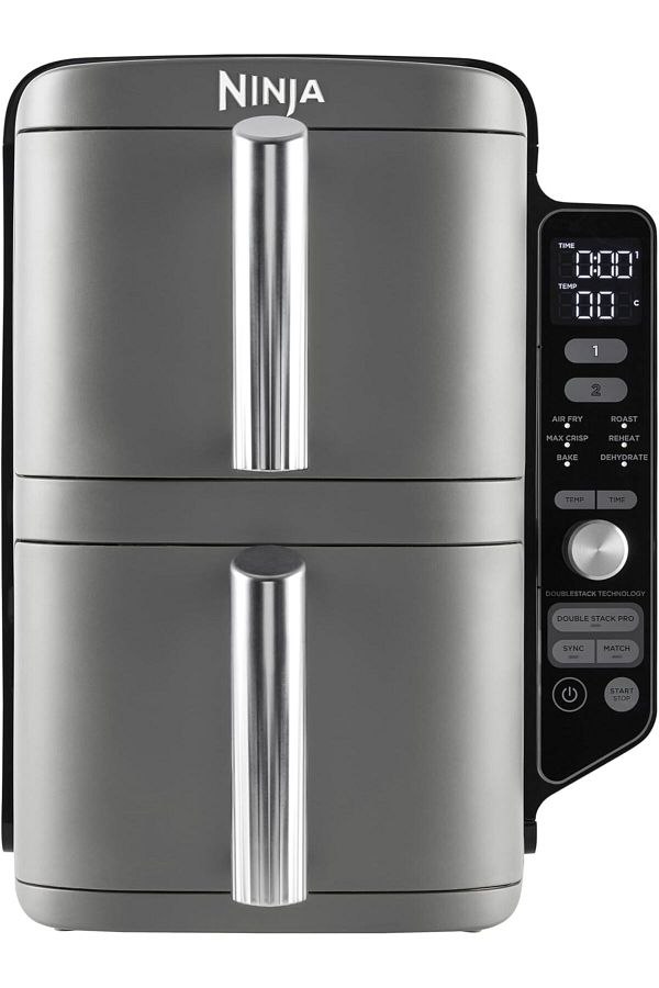 NINJA-Double Stack XL Air Fryer, Vertical Dual Drawer Air Fryer with 4 Cooking Levels, 2 Drawers 1