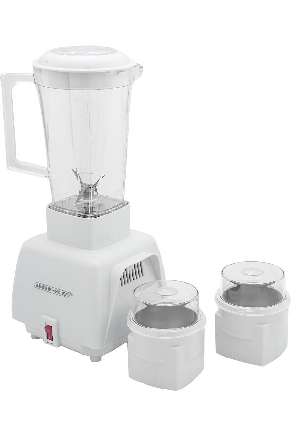 ALSAIF-Electric Blender One Speed With Indicator Light 3 In 1 Grater, Coffee Grinder, Plastic Jar, 350w 1