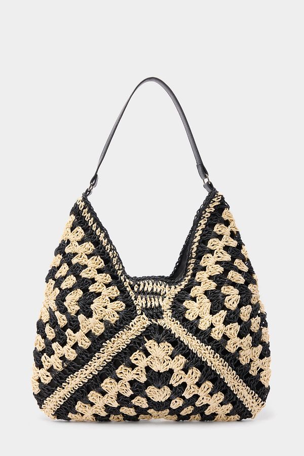 Touché Privé-Wicker Bag with Motif 1