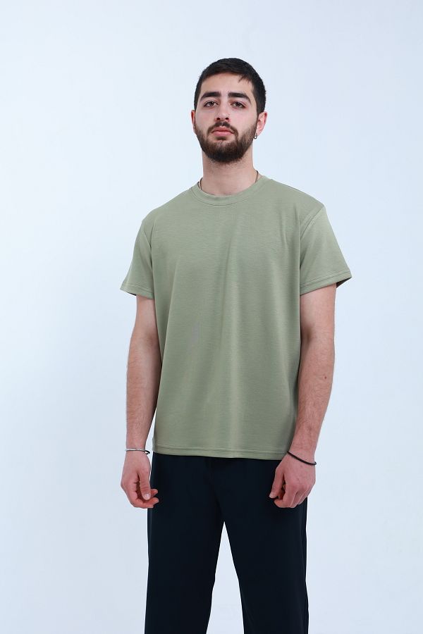 TKT-Unisex Modal Fabric T-Shirt, Textured Regular Fit and Smooth Fabric Surface 1
