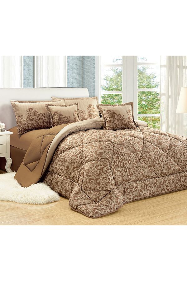 Generic-Comforter Set 4 Piece Single Size Elegant Bedspread Lightweight Comforter Suitable for All Seasons 1