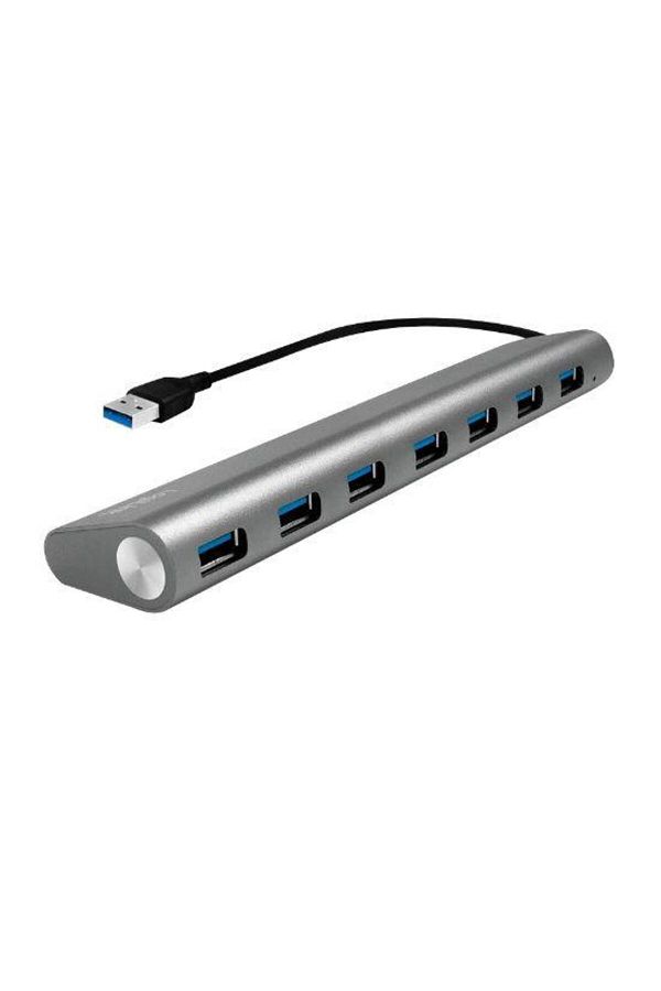 LogiLink-LOGILINK UA0308 USB HUB, USB 3.0 x 7, USB 3.0 connection (Silver) 1