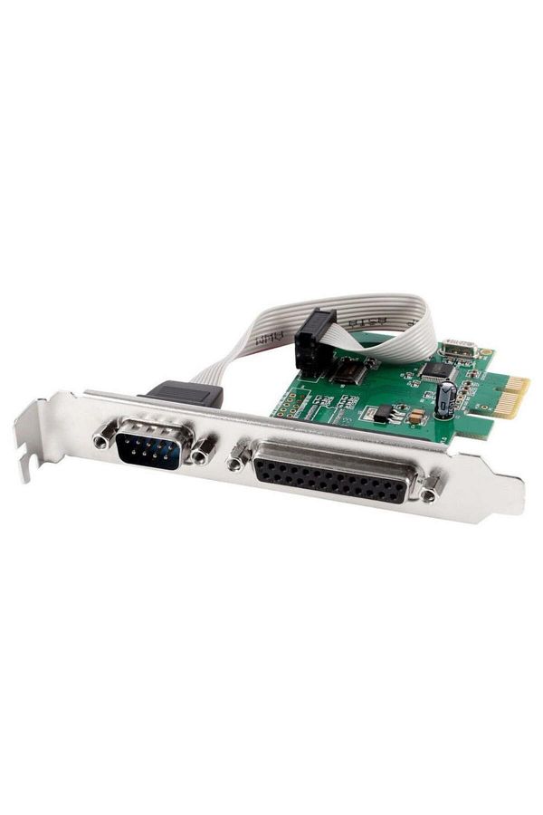 Gembird-Adaptor Gembird PEX-COMLPT-01, PCI-Express - 1 x IEEE 1284 / 1 x RS-232 1