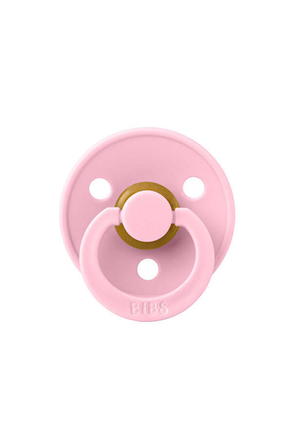 Bibs Colour Kauçuk Emzik - Baby Pink 6 Ay+