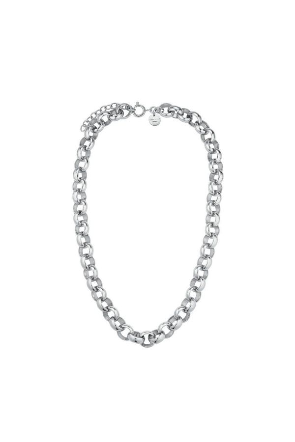 Rosefield-Jncns.J895 Silver Color Steel Necklace 1