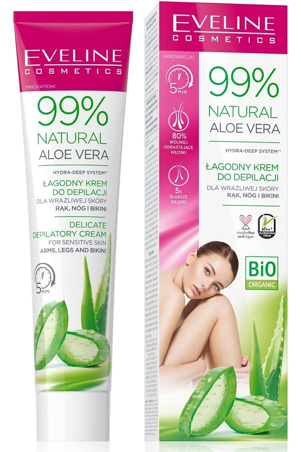 Eveline Cosmetics-Active Epil Depilatory Cream with Vitamin E | Enriched with Aloe Vera for 100% Eff 1