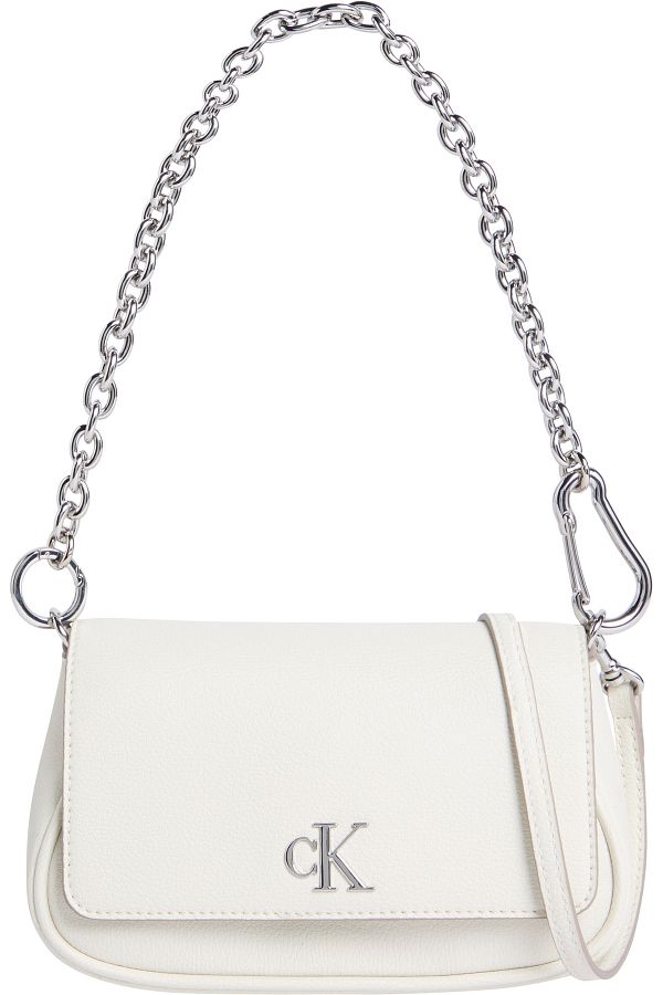 Calvin Klein-Calvin Klein Gray Minimal Monogram Shoulder Bag 1