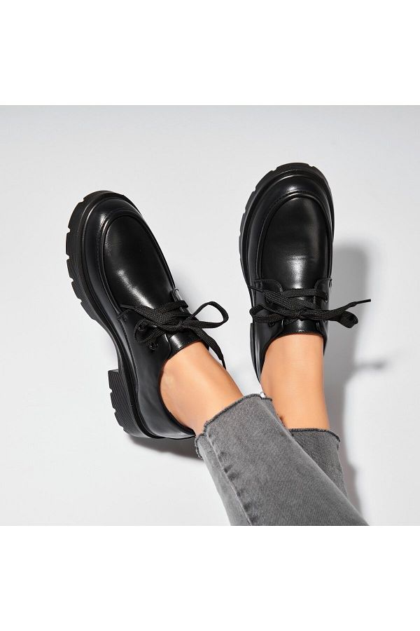 Joana-Women's Casual Shoes Black Made of Organic Leather Dalina 1