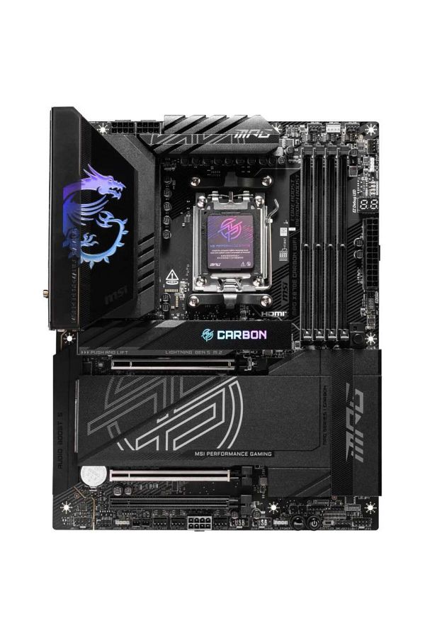 MSI-Placa de baza MSI MPG X870E CARBON WIFI, AMD X870E, AM5, ATX, DDR5 1