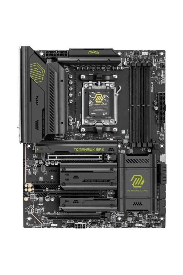 MSI-Placa de baza MSI MAG B850 TOMAHAWK MAX WIFI, AMD B850, AM5, DDR5, ATX 1