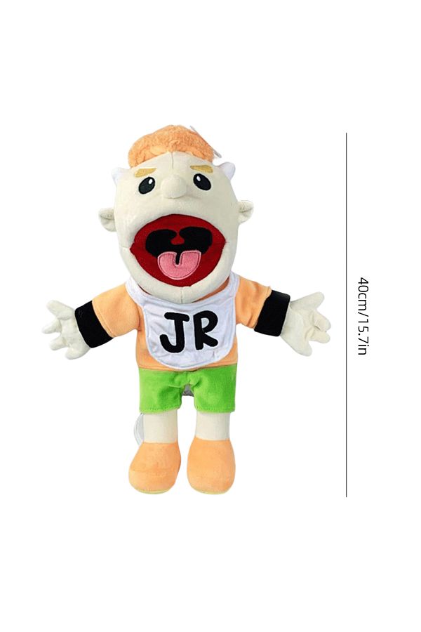 Shunmaii-Junior Jeffy Hand Puppet Feebee Rapper Zombie Plush Doll Toy Talk Show Muppet Parent-child Activity 1