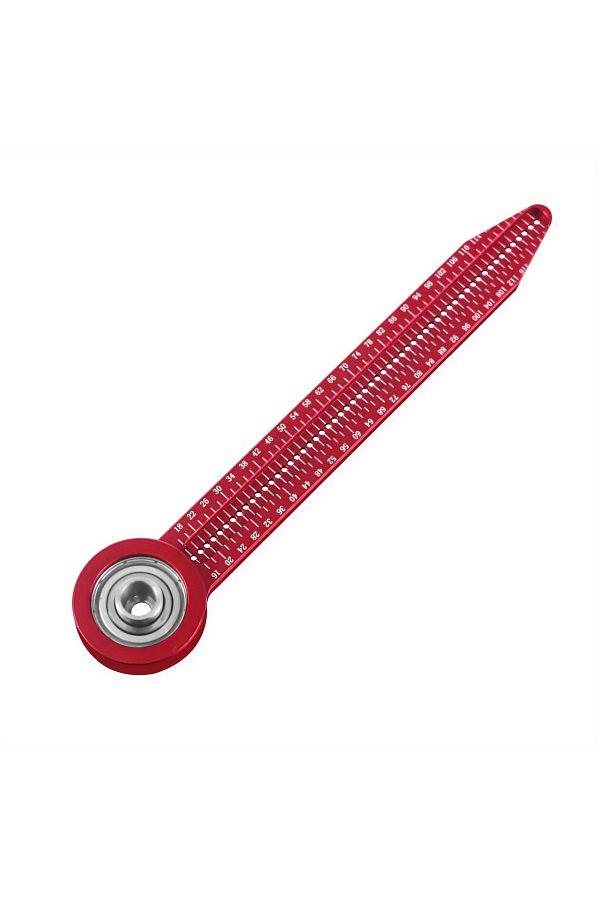 Wnew-Red Woodworking circular drawing ruler, fixed point marker, adjustable drawing circular ruler, preci 1
