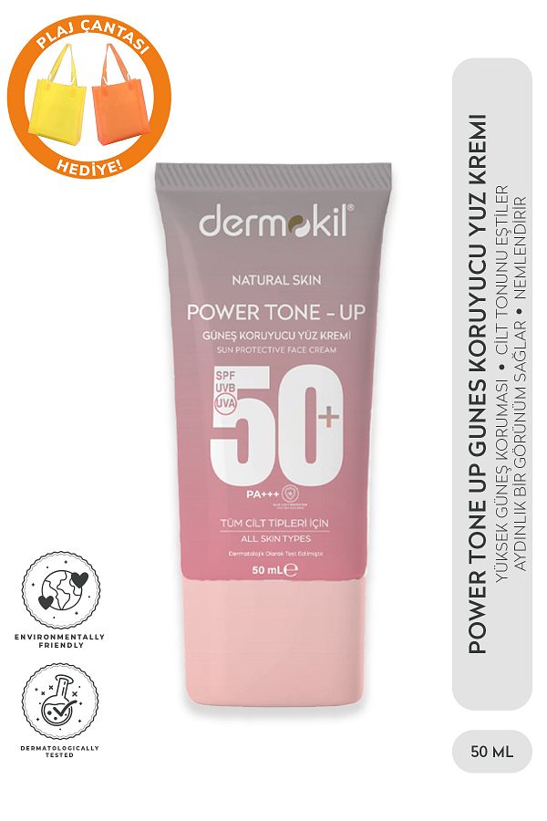 Dermokil-Power Tone-Up 50+Spf Sunscreen Face Cream 1
