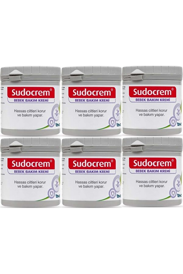 Sudocrem Cilt Bebek Bakım - Pişik Kremi 250gr (6 LI SET)